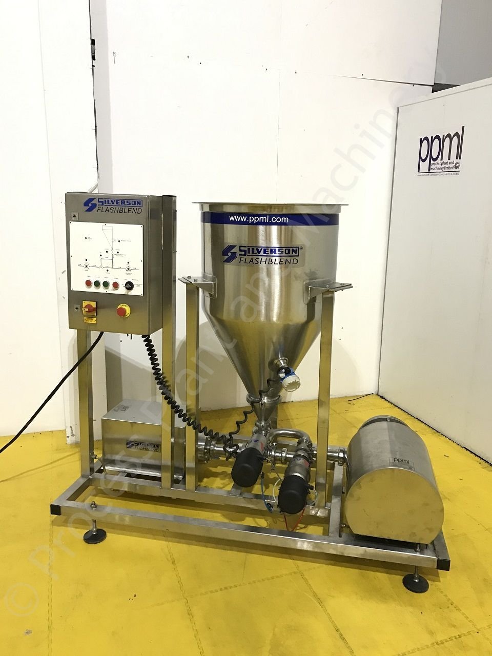 Used Silverson FLB 30S Inline Flashblend MixerPPM Ltd